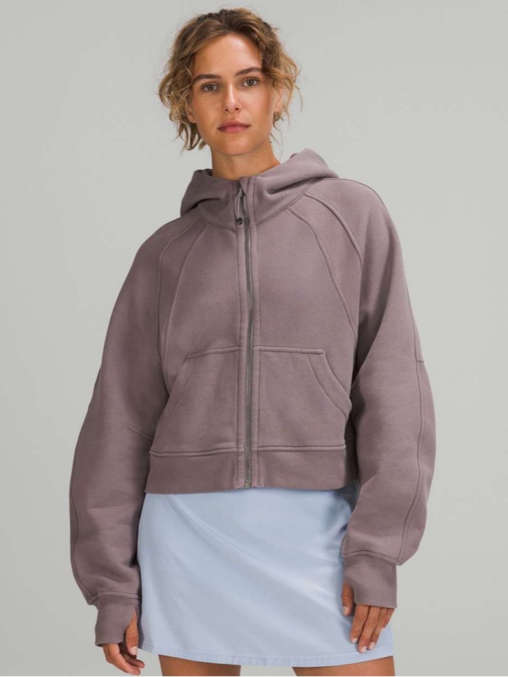 Lululemon Scuba Oversized Full Zip
Lunar Rock size XS/S purple grey